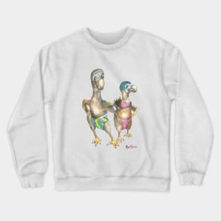 Dodo goes swimming Crewneck Sweatshirt